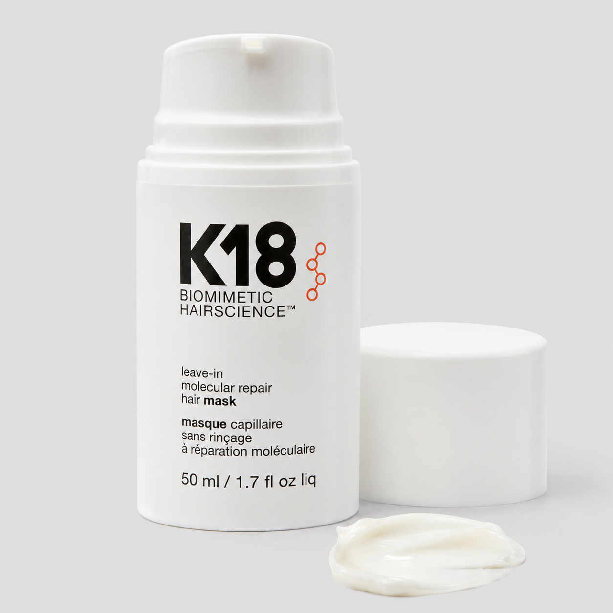 K18 leave in molecular repair hair mask